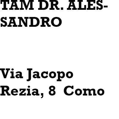 Foto Tam Dr. Alessandro